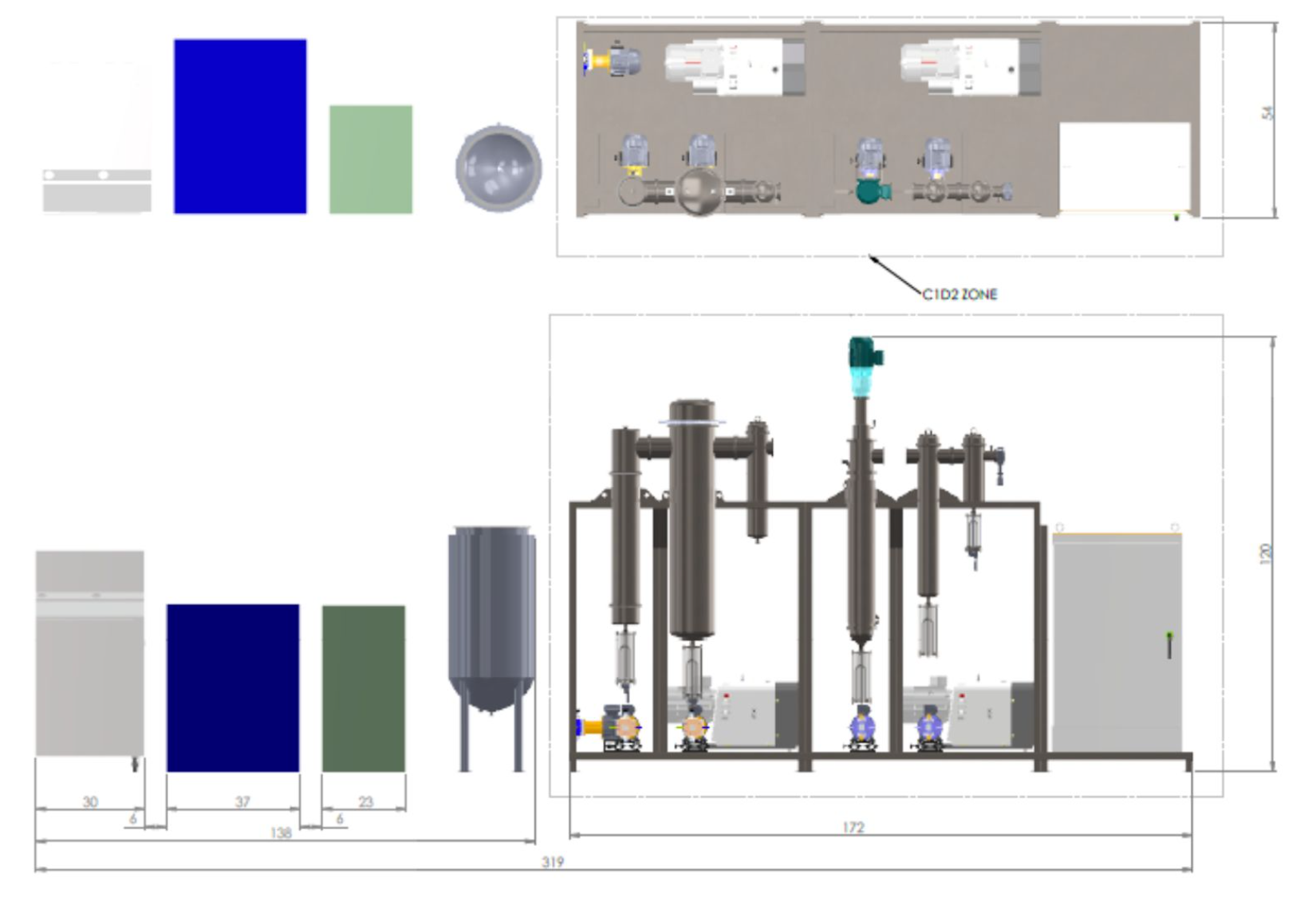 Falling_film_evaporator_solvent_recovery_concentrate_isolate_distillation_wiped_film_short_path_ethanol_extracts_hemp_cbd